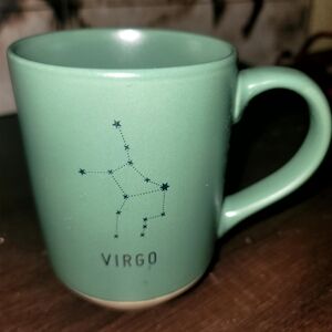 NWOT Fringe Studio Virgos Constellation Green Mug